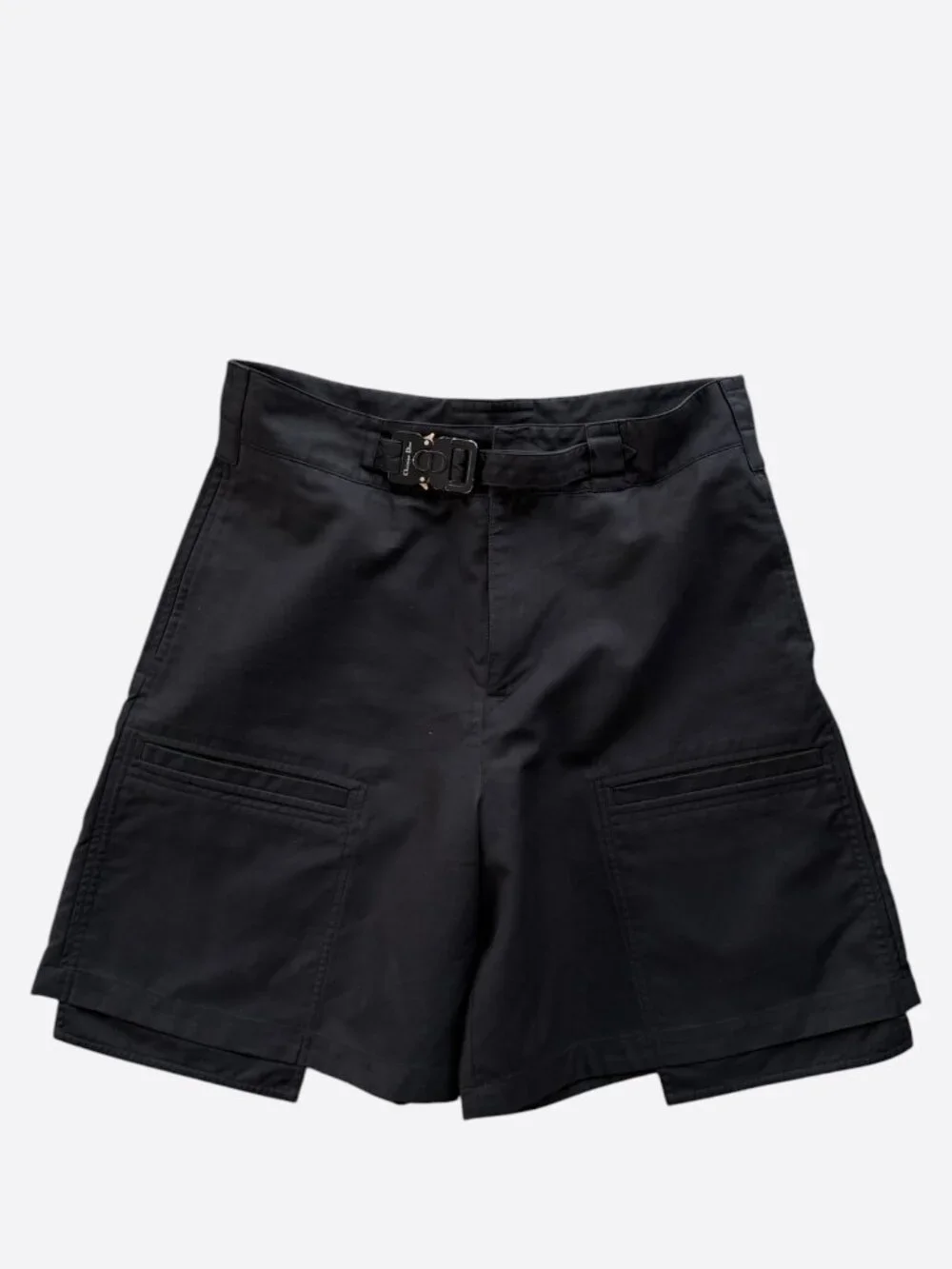 Dior Cactus Jack Black Cargo Bermuda Shorts